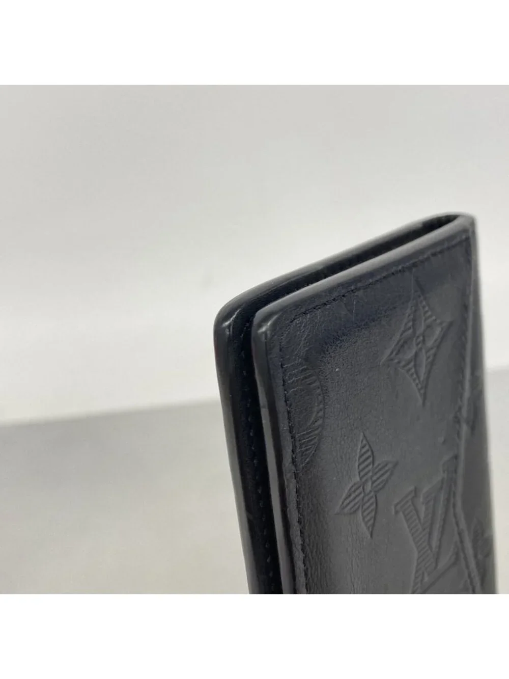 Louis Vuitton Card Case Monogram Shadow Pocket Organizer Black